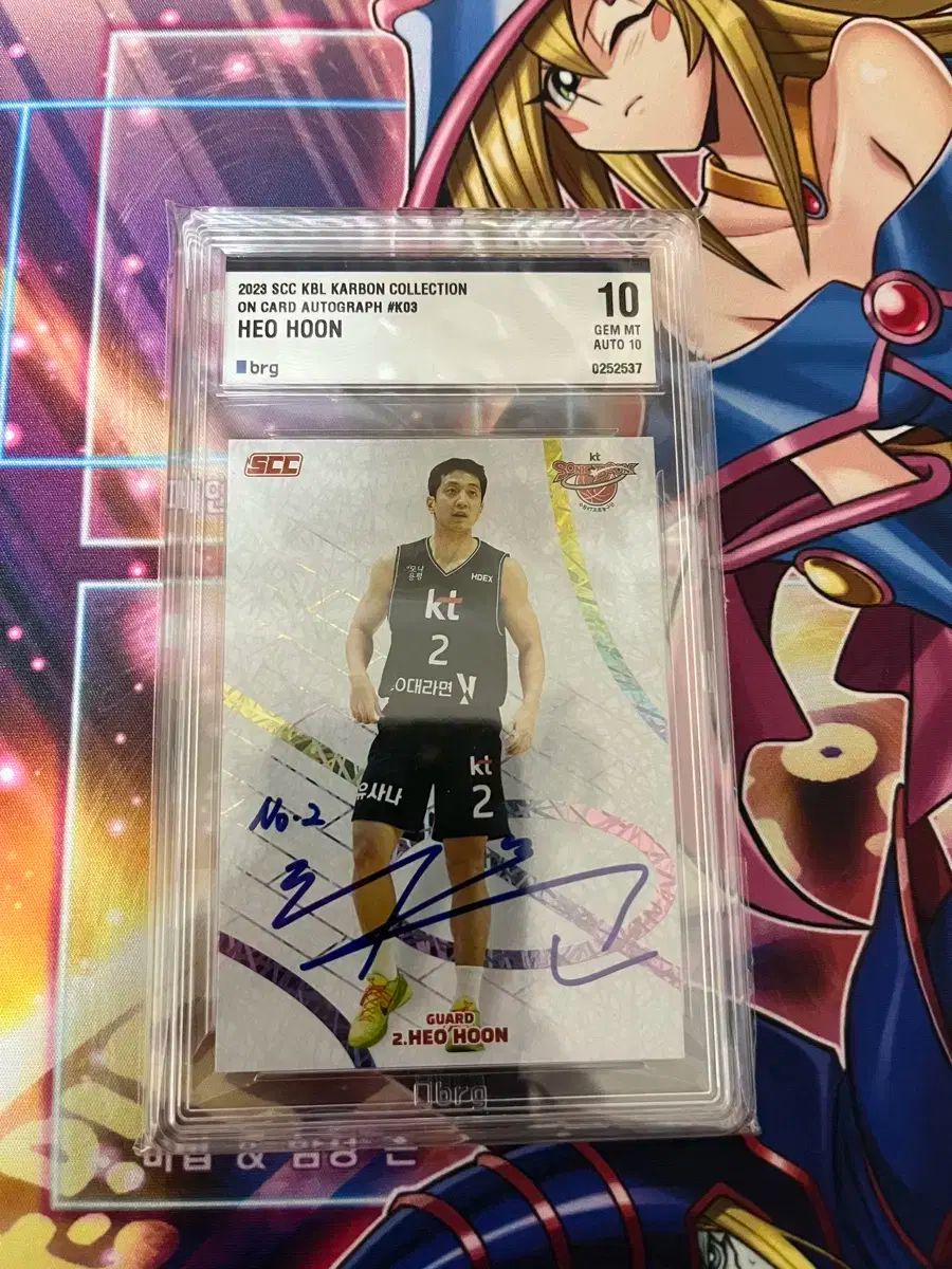 バスケットボール kbl ホ フン オンオート 直筆サイン カード