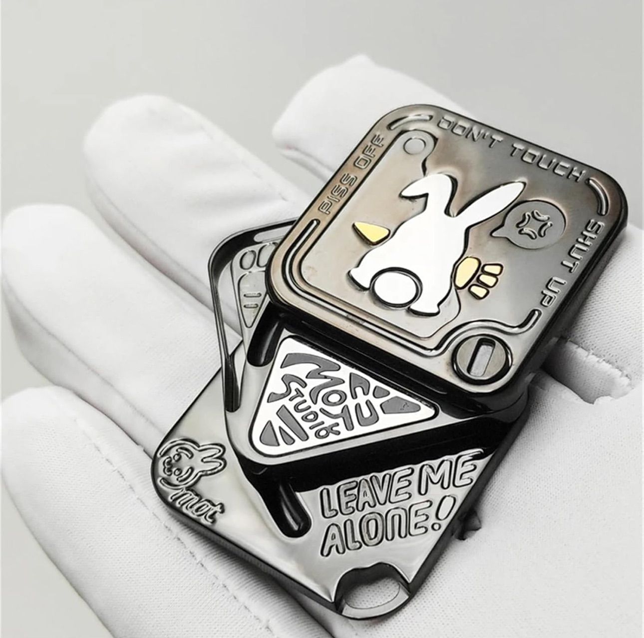 ラビット SNAP フィジェットトイ EDC ハンドスピナー フィジェット