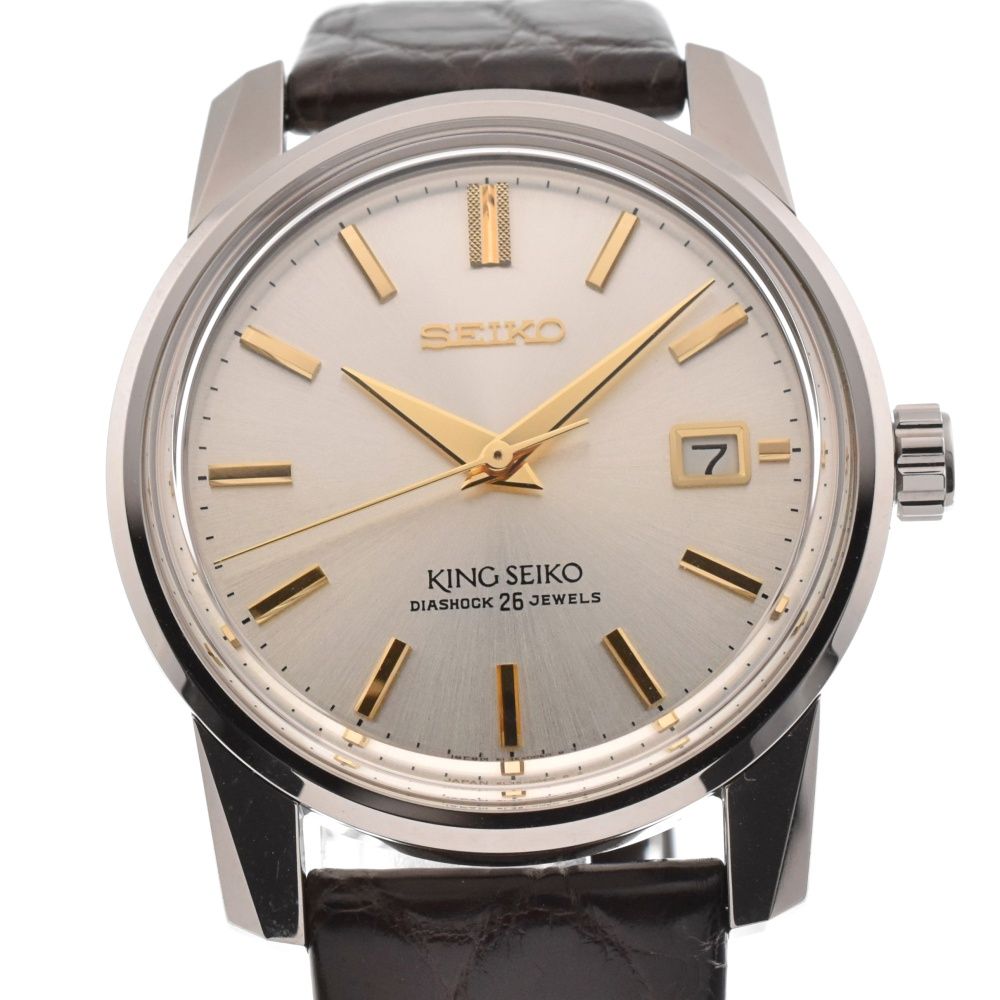 セイコー SEIKO SDKA003/6L35-00F0 キングセイコー KS 復刻限定モデル 自動巻き メンズ美品箱付き J#131525