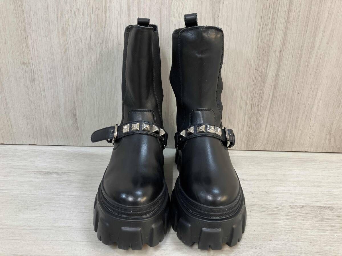 HYSTERIC GLAMOUR ヒステリック グラマー ゴアブーツ ブラック 厚底 サイズ25cm