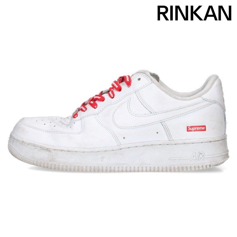 【新品28cm】ナイキ エアフォース1 ロー シュプリーム CU9225-100 Supreme シュプリーム CU9225-100 × NIKE Air Force 1 Low White