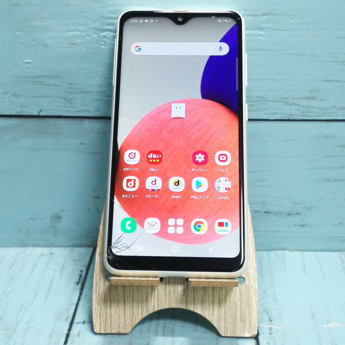 docomo SAMSUNG Galaxy A22 5G SC-56B ホワイト [ジャンク] 226