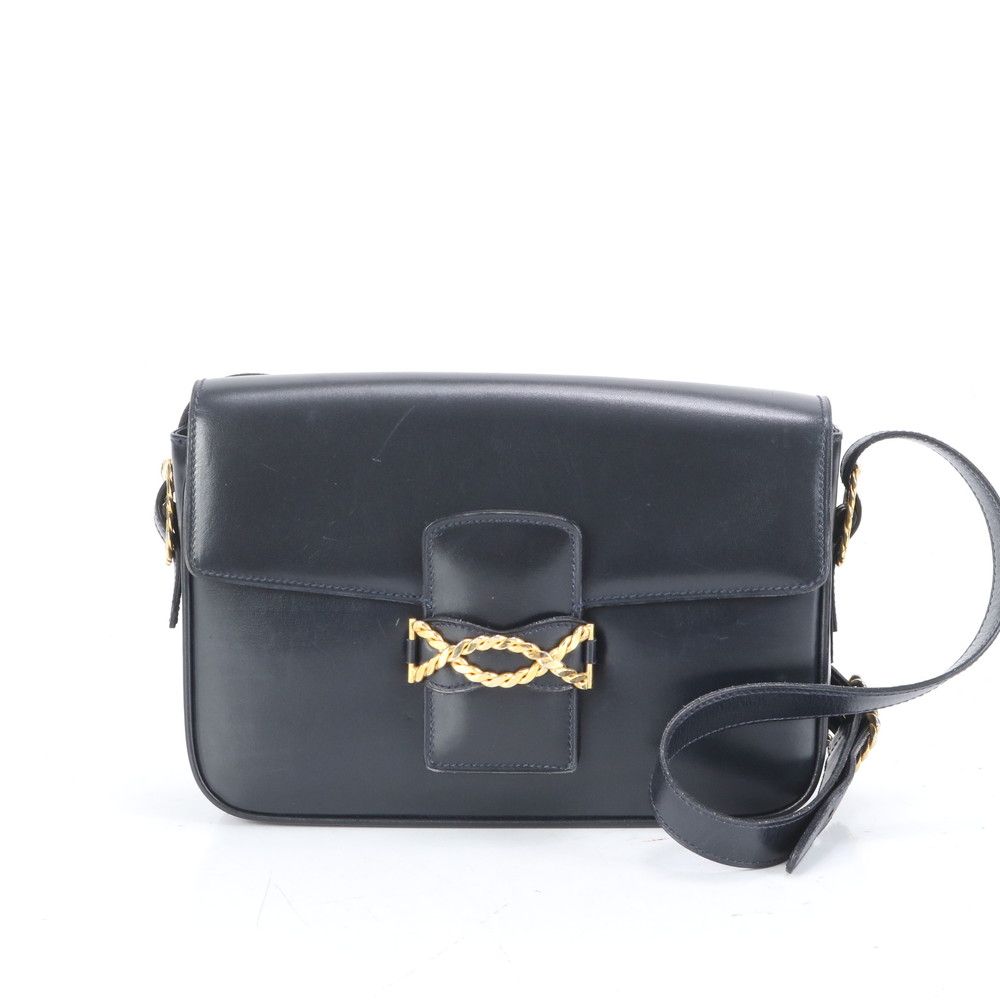 【Cartier】　ショルダーバッグ　濃紺色　ゴールド金具 楽天市場】【ヴィンテージ】 カルティエ ショルダーバッグ
