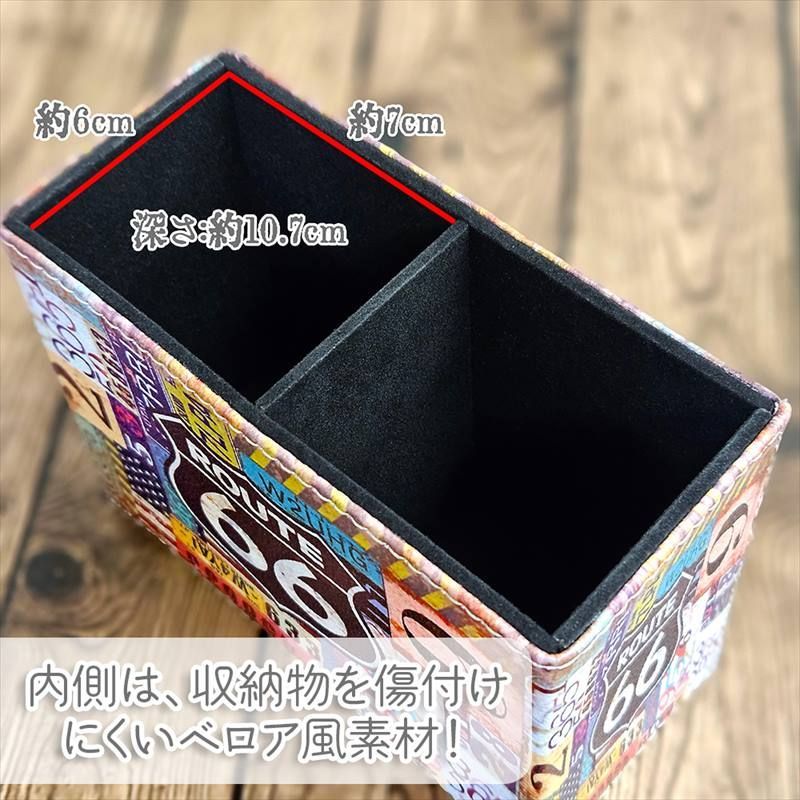 アメリカン雑貨 ルート66 小物入れ BOX リモコン入れ リモコン立て
