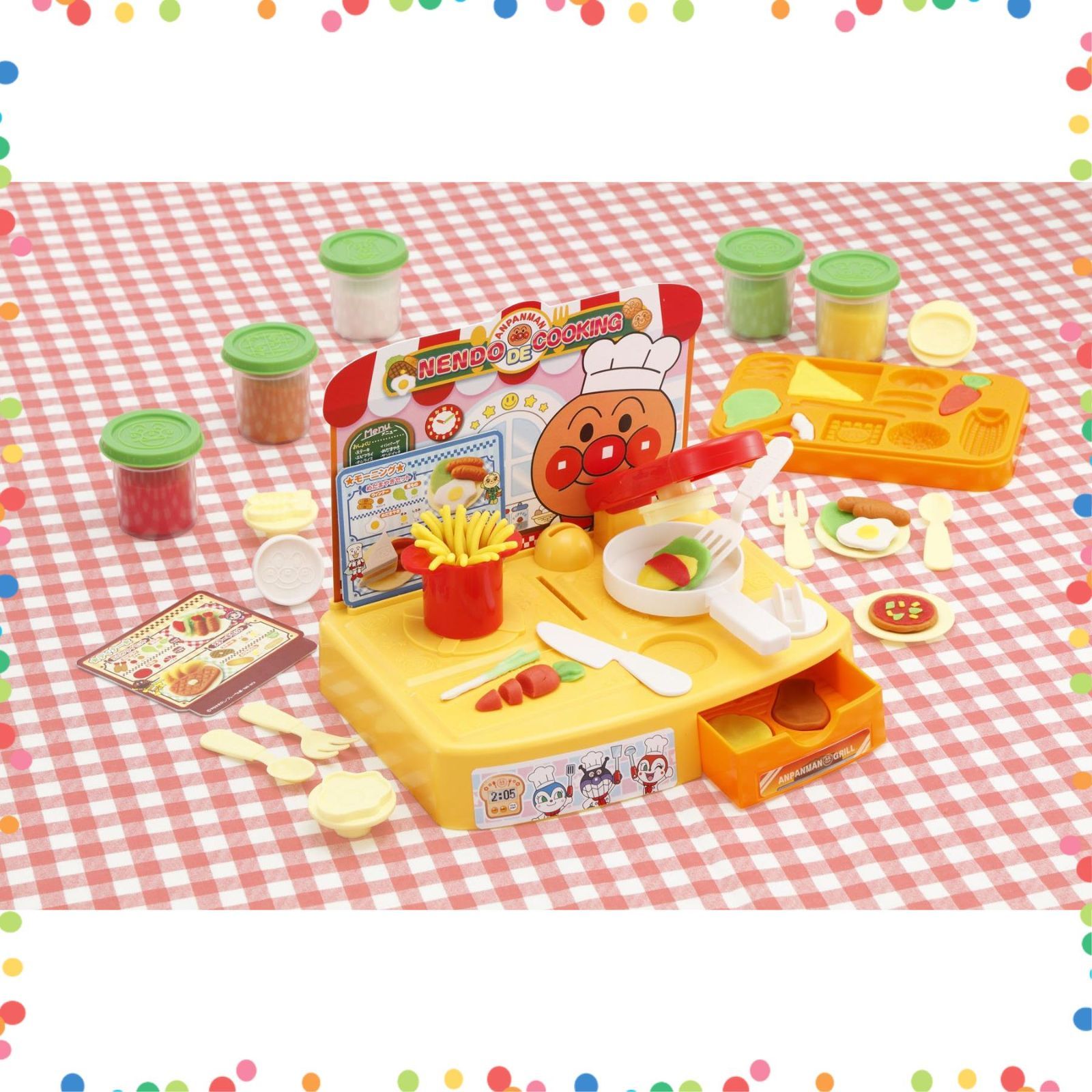 商品 こねこねんど アンパンマン ねんどでおりょうりアンパンマン