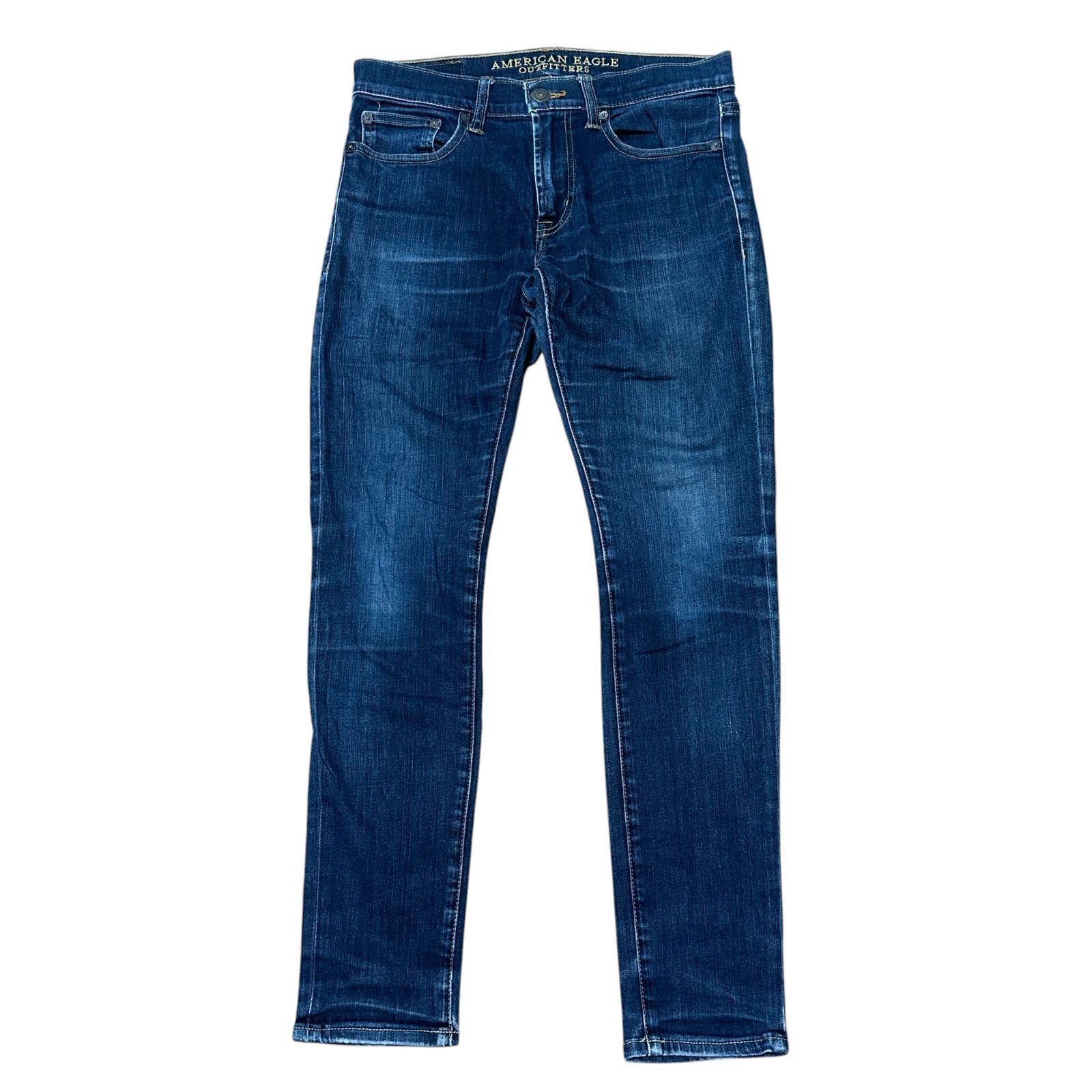 AMERICAN EAGLE SUPER SKINNY スキニーデニム インディゴ メンズM 