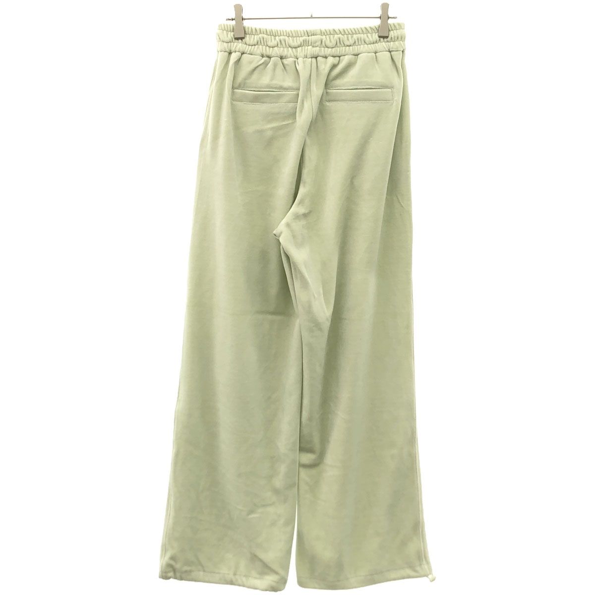 AMOMENTO アモーメント VELOURS DRAWSTRING PANTS ベロアドローストリングパンツ AM21FWW08PT ミントグリーン  0 - メルカリ