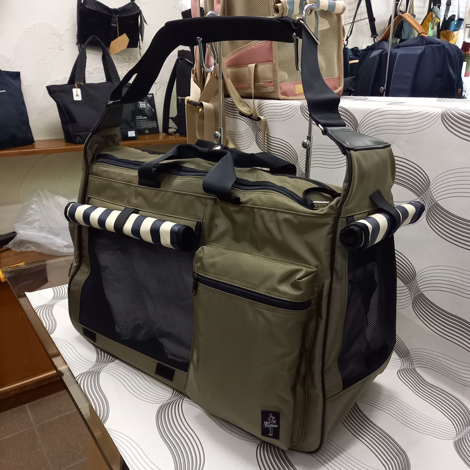 Mr.backmanミスターバックマン ワンショルダーダブル特大 /犬用バッグ