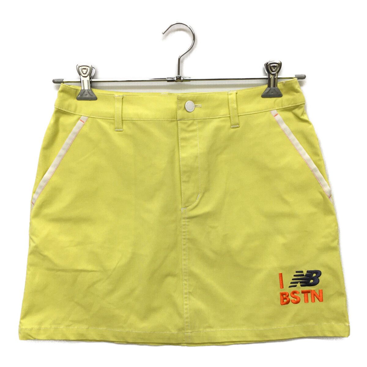 中古 レディース ニューバランスゴルフ New Balance golf スカート 2(L) 黄色系 ストレッチ