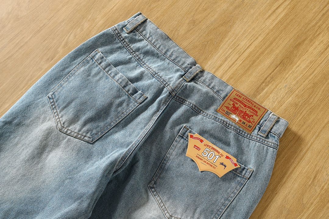 Stussy × Levi's Embossed 501 