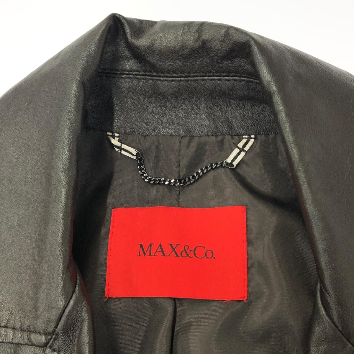 良好 MAX&CO マックス&コー ダブルライダース ショート レザー