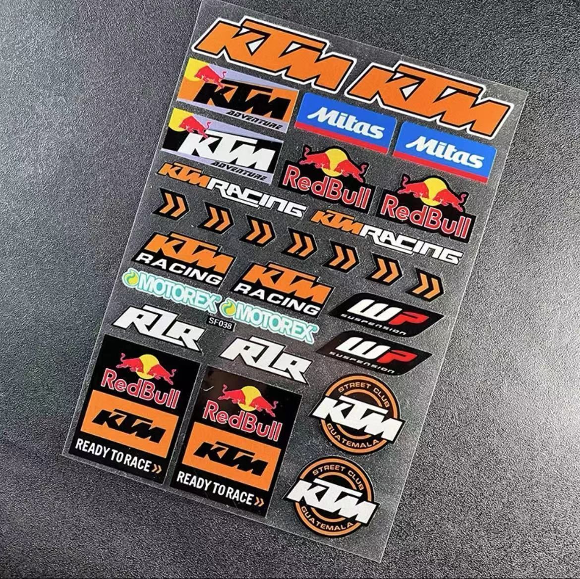 ☆アウトレット☆新品 MotoGP RACING KTM READY TO RACE 29 x 20 cm 反射 REDBULL 車体ステッカー シール  デカール シートセット - メルカリ