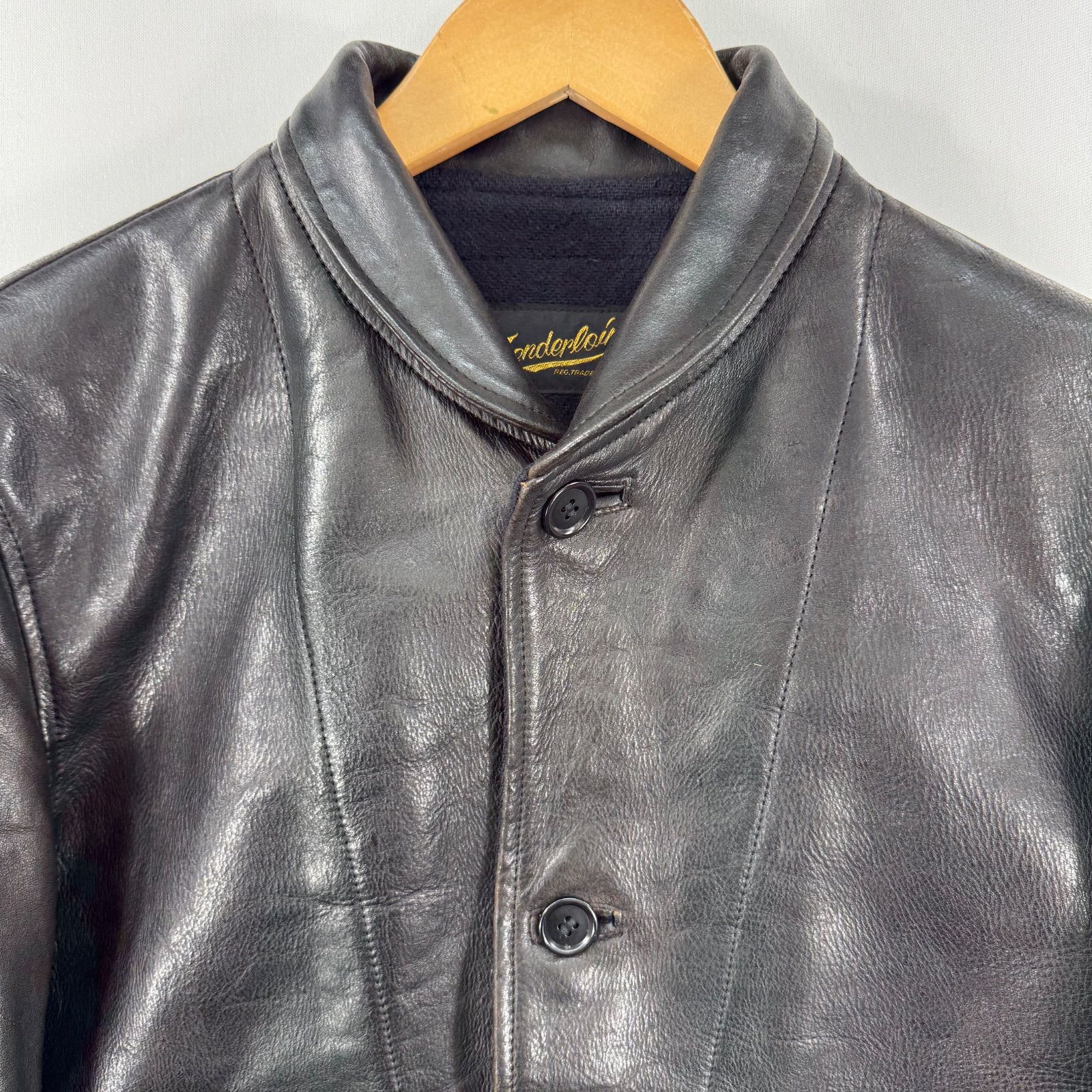 TENDERLOIN テンダーロイン T-HIDE S ショールカラー 茶芯 ホース