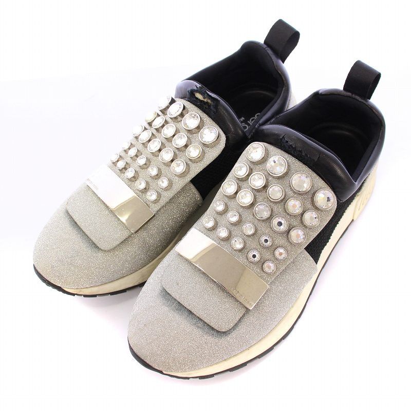 美品✨セルジオロッシ SR1 RUNNING スニーカー 39 グリッター ラメ