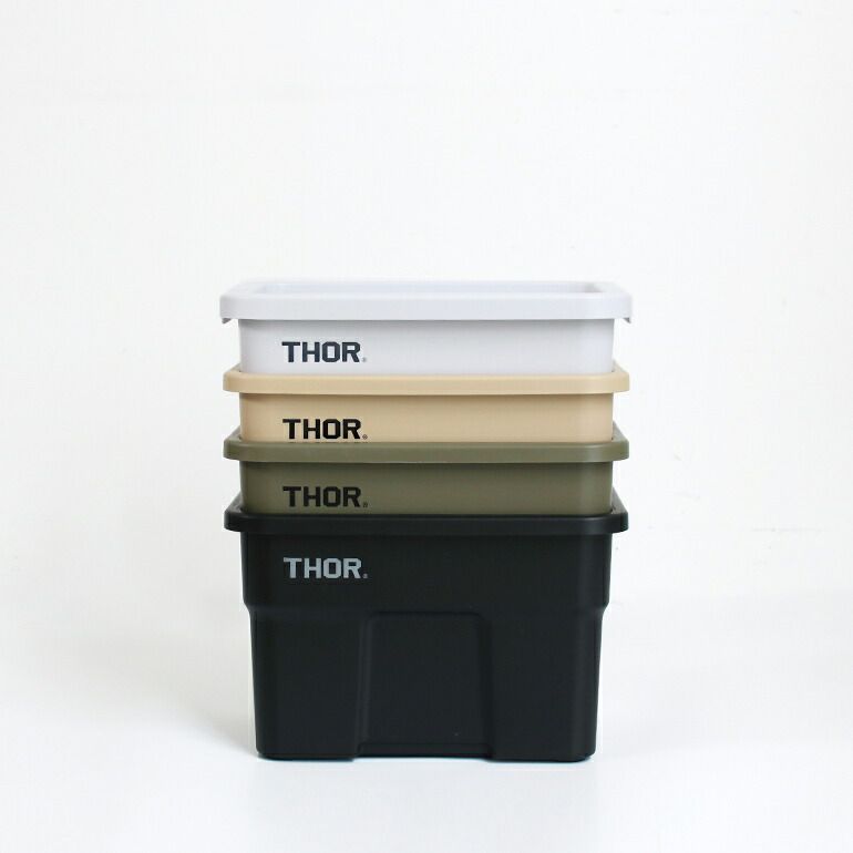 コンテナ ボックス thor コンテナ THOR Totes Large 75L Lid With 22L