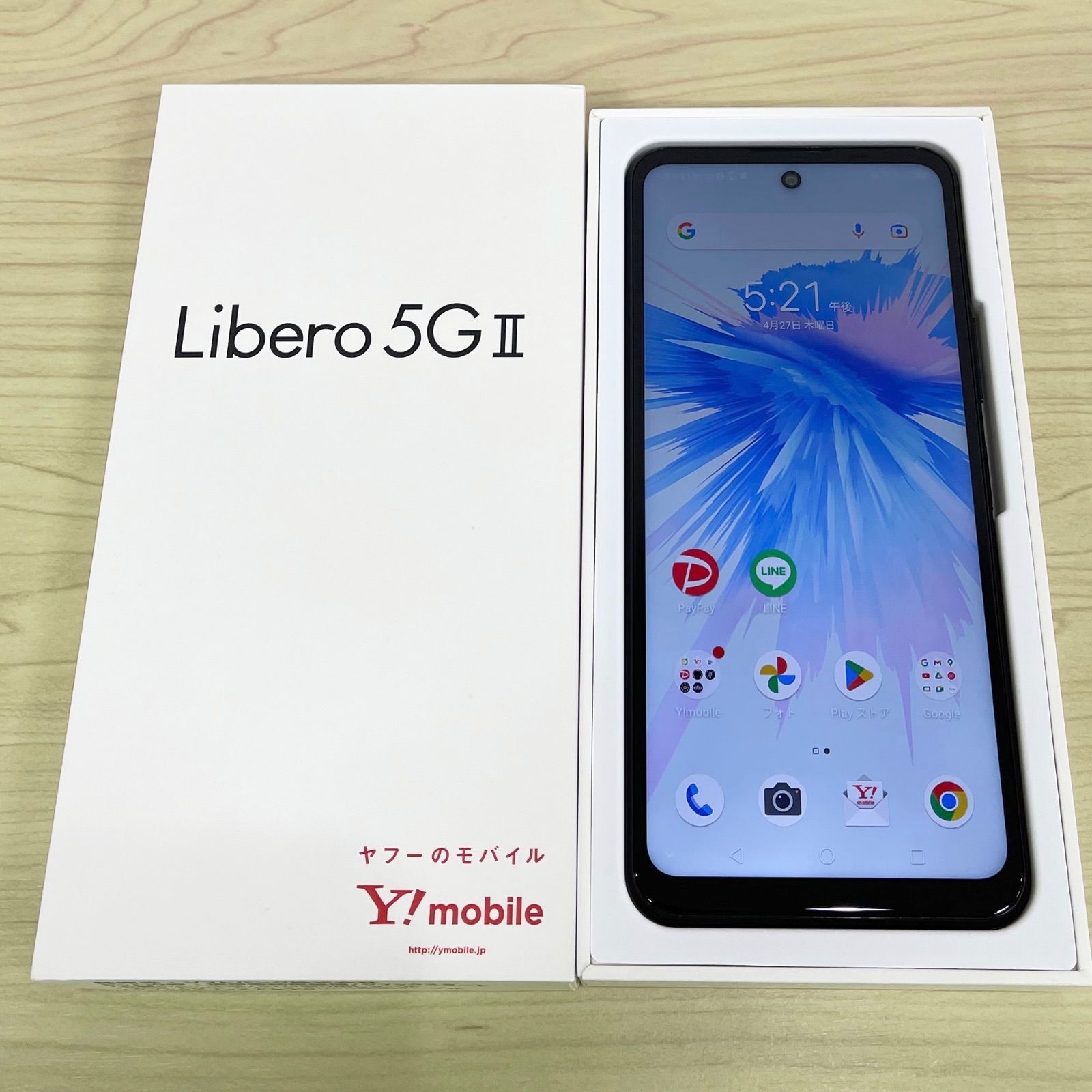 新品同様】Libero 5G Ⅱ Y!mobile ブラック A103ZT 10618 - ❄︎スマホ