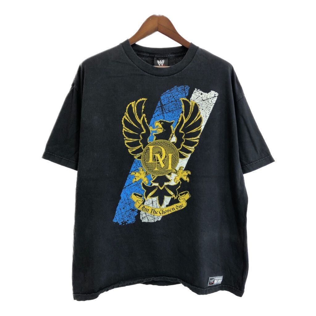 WWE プロレス Drew McIntyre ドリュー マッキンタイア 半袖Ｔシャツ 大きいサイズ ブラック メンズ 2X 古着 U2125