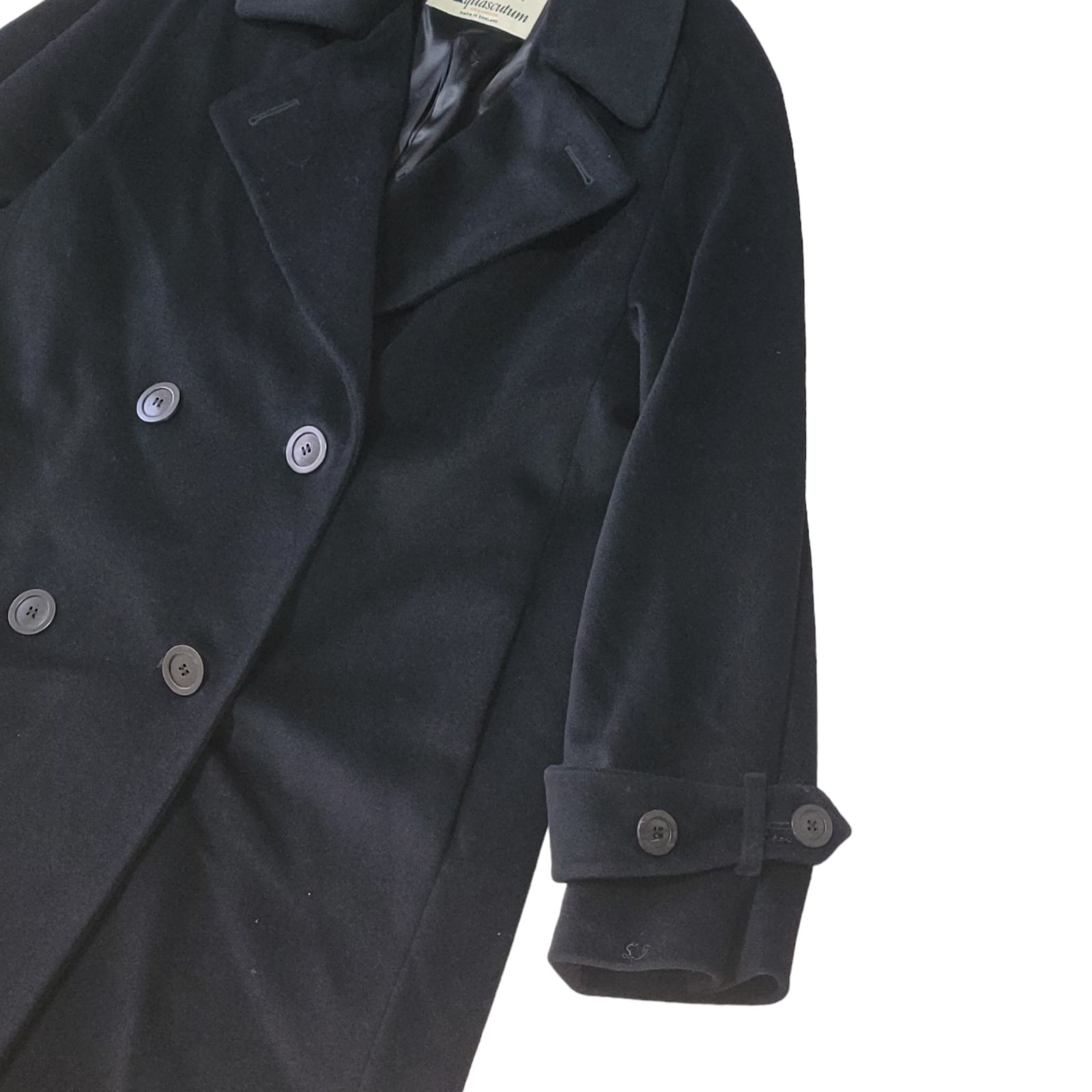 美品】英国製 アクアスキュータム AQUASCUTUM アンゴラ カシミヤ混