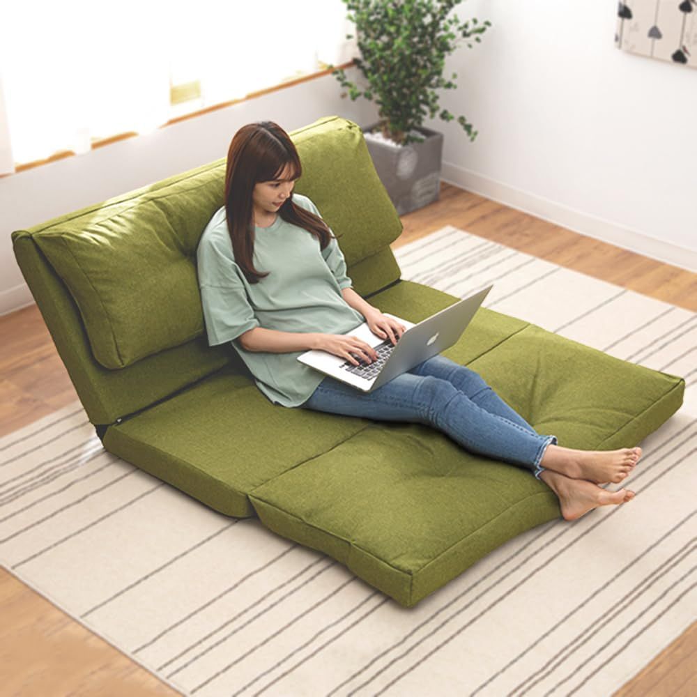 アイリスプラザ ソファーベッド マルチに使える3WAY 幅90cm 14段階