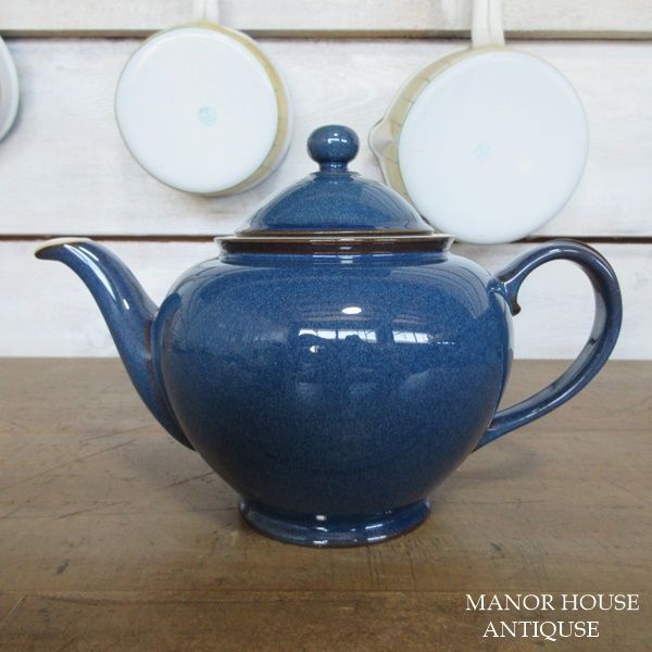 イギリス製 DENBY デンビー インペリアルブルーシリーズ ティーポット