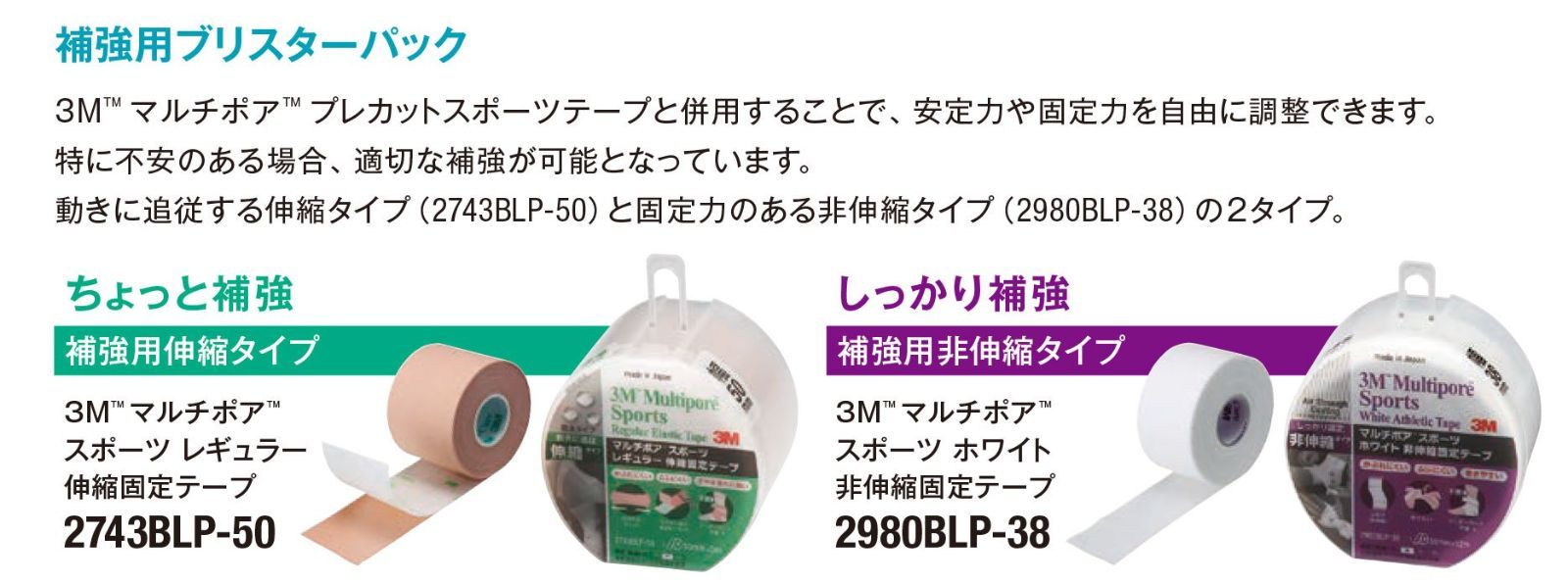 3M キネシオロジー テーピング マルチポアスポーツ レギュラー 25mm