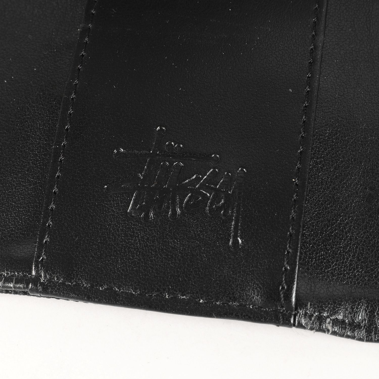 美品 STUSSY ステューシー キーケース 00s ストックロゴ 5連 ブラック