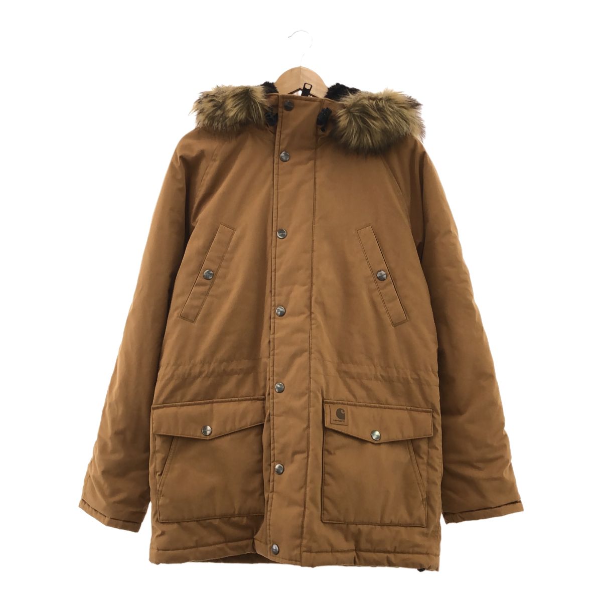 CARHARTT WIP カーハート I021869 TRAPPER PARKA トラッパーパーカー 中綿ジャケット マウンテンパーカー Mサイズ  キャメル - メルカリ