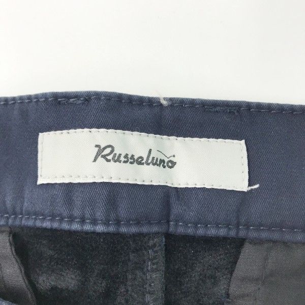 Russeluno メンズパンツ 紺 ラッセルノ ネイビー パンツ RUSSELUNO ラッセルノ ストレッチパンツ