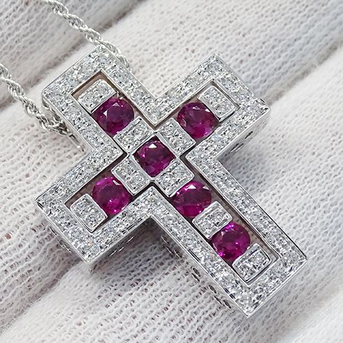 ダミアーニ DAMIANI ネックレス メンズ ブランド クロス 十字架 750WG