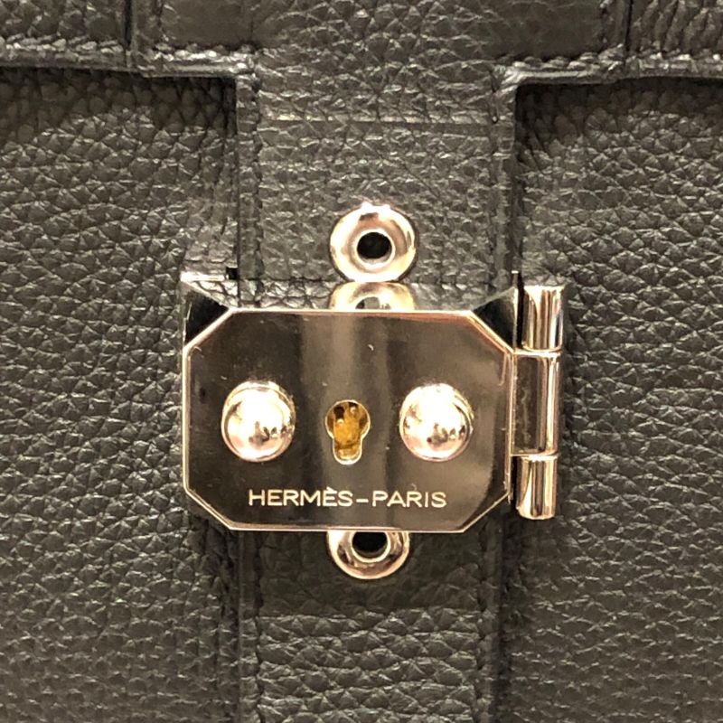 エルメス HERMES サックアデペッシュ41 X刻印 ブラック SV金具 トゴ ...