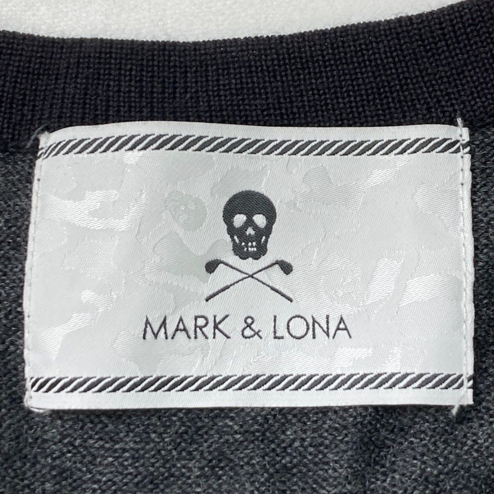サイズ：S MARK&LONA マークアンドロナ Vネック ウール混 ニット