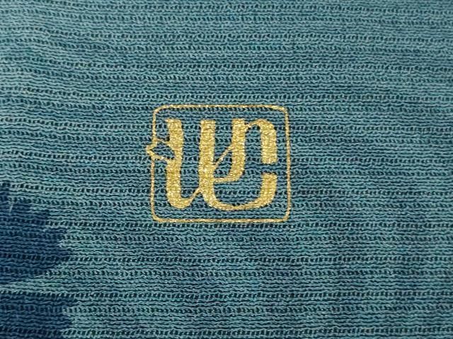 平和屋本店□極上 夏物 池田重子コレクション 小紋 絽縮緬 流水花文 暈