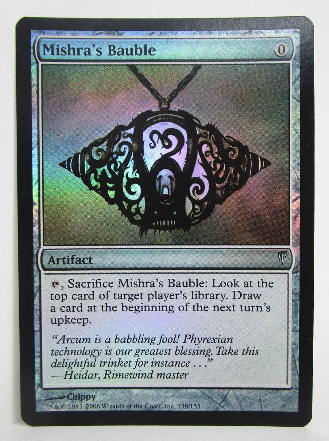 MTG ミシュラのガラクタ Mishra s Bauble Foil 英語版 プレイ用
