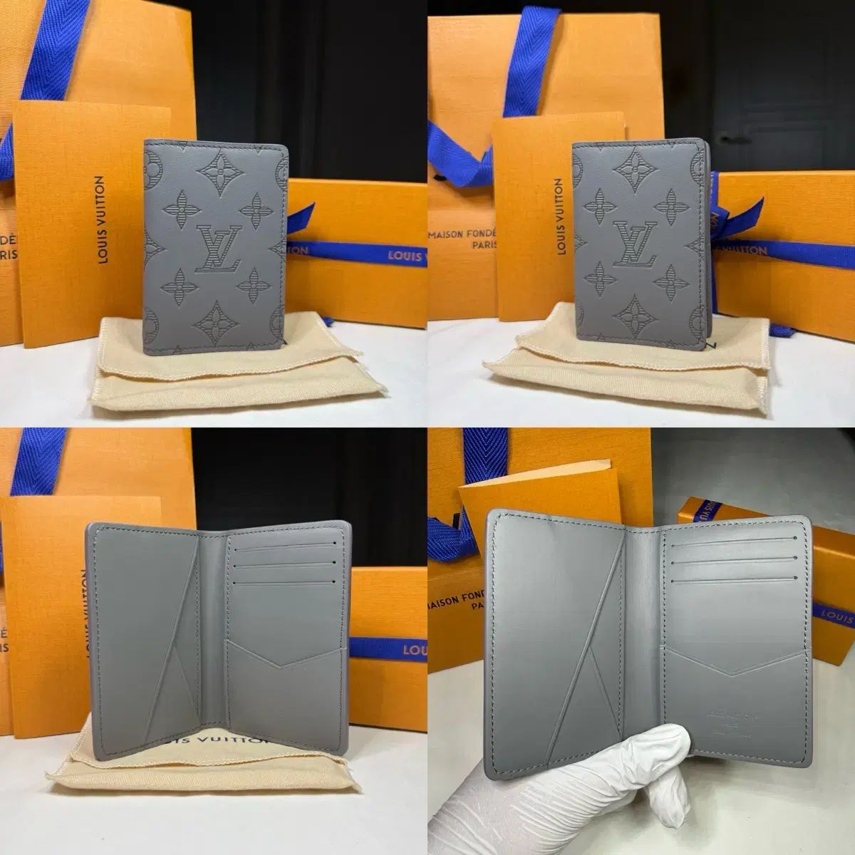 ルイヴィトン ポケットオーガナイザー モノグラム シャドウ カードウォレット M 81382