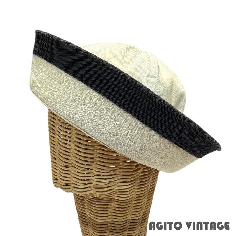 40's U.S.NAVAL ACADEMY USNA セーラーハット ネイビートリム