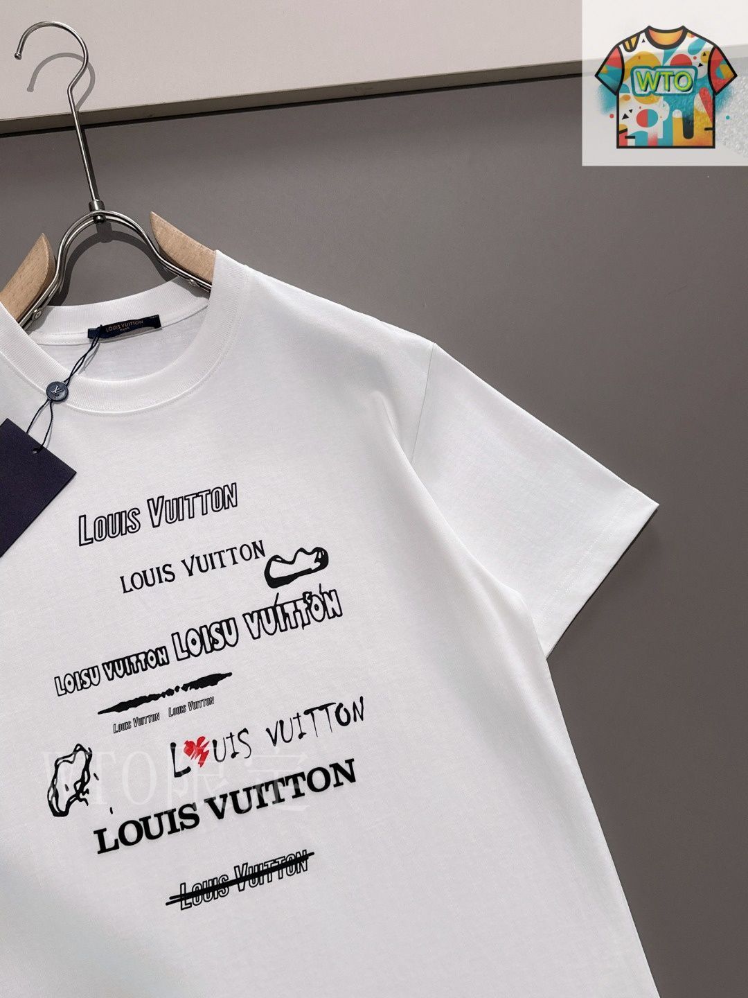 ▪︎新品未使用▪︎Louis Vuitton(ルイ・ヴィトン)ロゴプリント Tシャツ 今日WTO】Louis Vuitton 2025 Print T ルイ・ヴィトン 2025