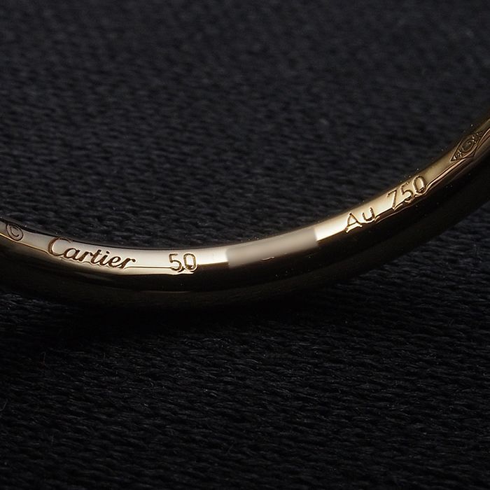 カルティエ ジュストアンクル リング スモール 50 K18YG Au750 楽天