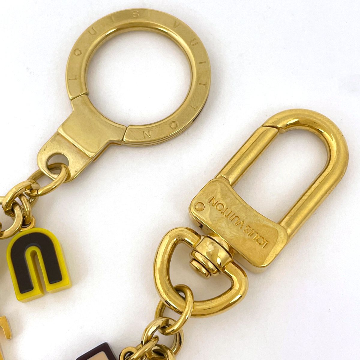 LOUIS VUITTON ポルトクレ シェンヌ ルーピング バッグチャーム ルイ