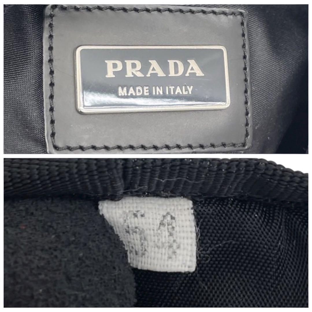 極美品 プラダ 三角ロゴ 三角プレート ナイロン ボストンバッグ 2way