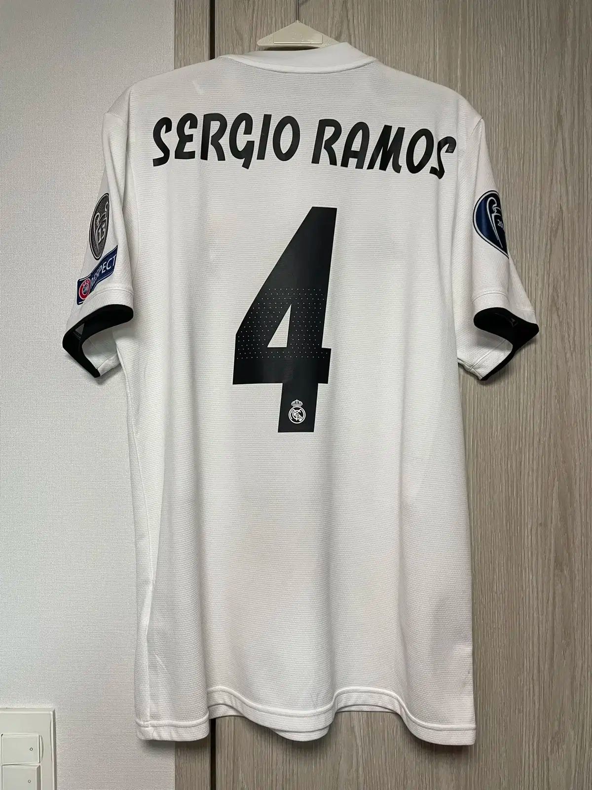美中古】レアルマドリード 15-16 セルヒオ ラモス ユニフォーム 18 ー