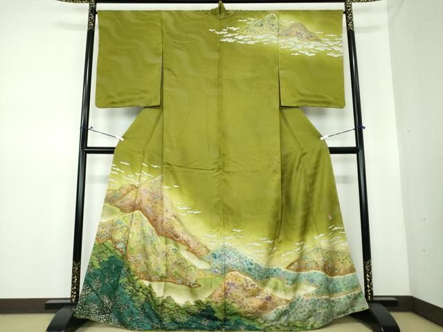 平和屋着物○極上 吉乃一廉 幻の辻が花 訪問着 絞り 辻が花 暈し染め  