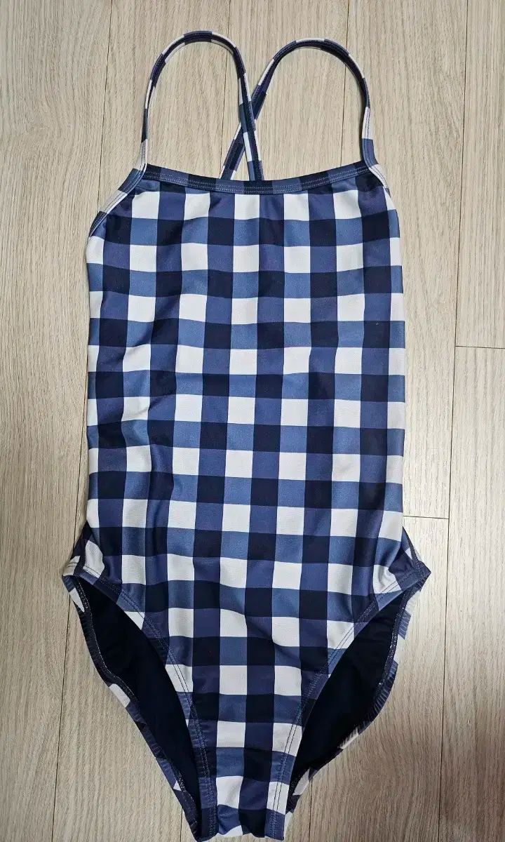 本当に泳ぎがうまい クラシック チェック ネイビー S サイズ