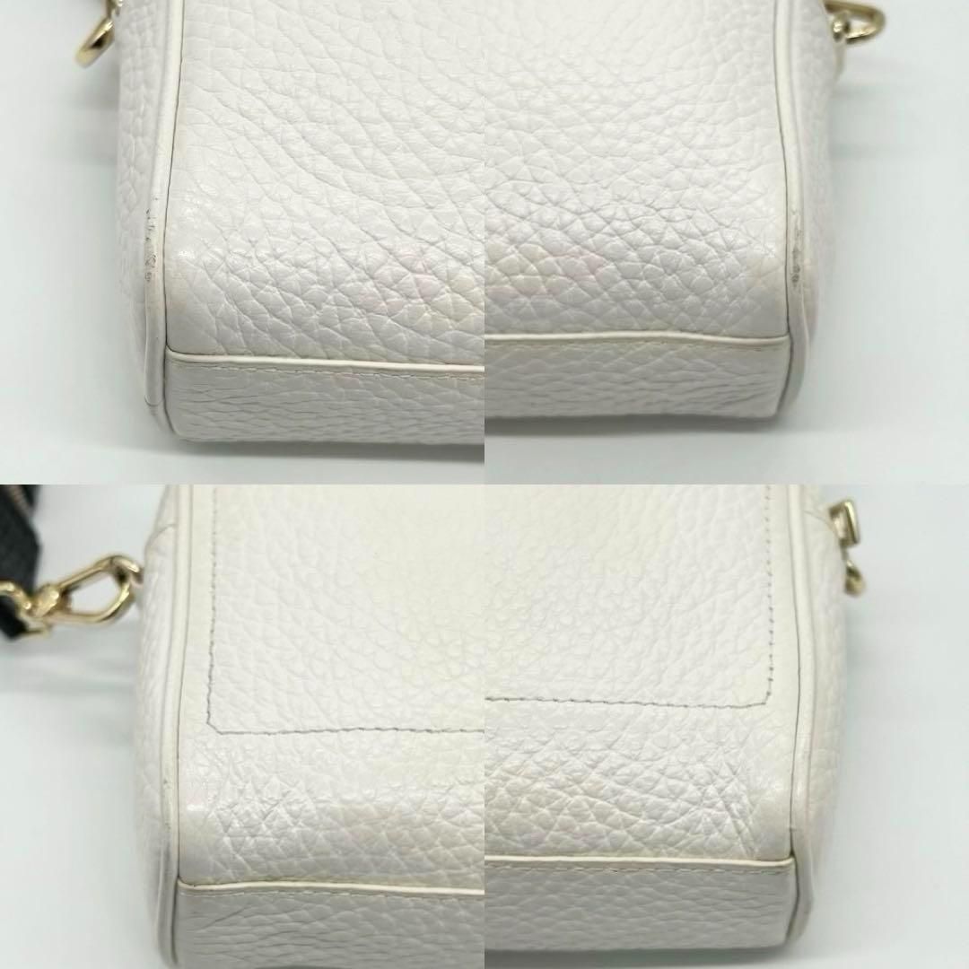 美品】FURLA アヴリル シボ革 クロスボディ ミニバッグ