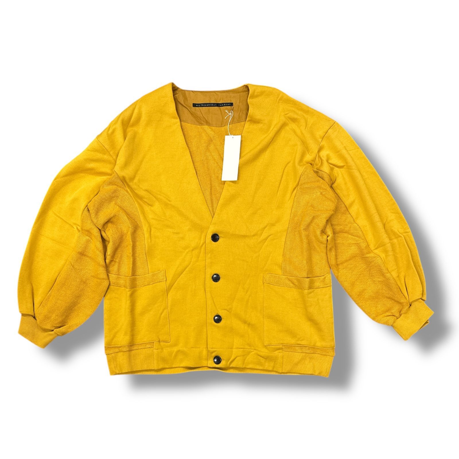 【24AW my beautiful landlet ビッグカーディガン】 24AW my beautiful landlet ビッグカーディガン】 - メルカリ