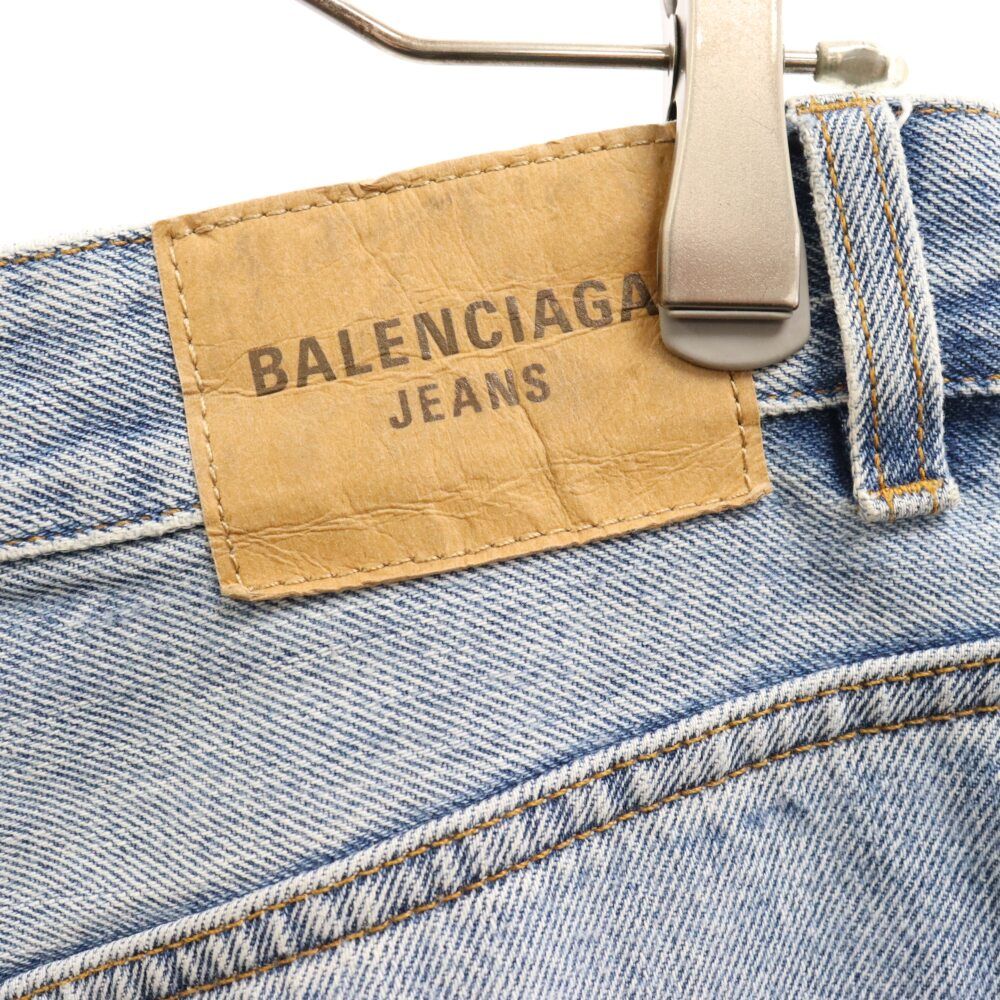 BALENCIAGA (バレンシアガ) 23SS LOW CROTCH JEANS ユーズド加工 BALENCIAGA (バレンシアガ) 23SS LOW CROTCH JEANS ユーズド加工