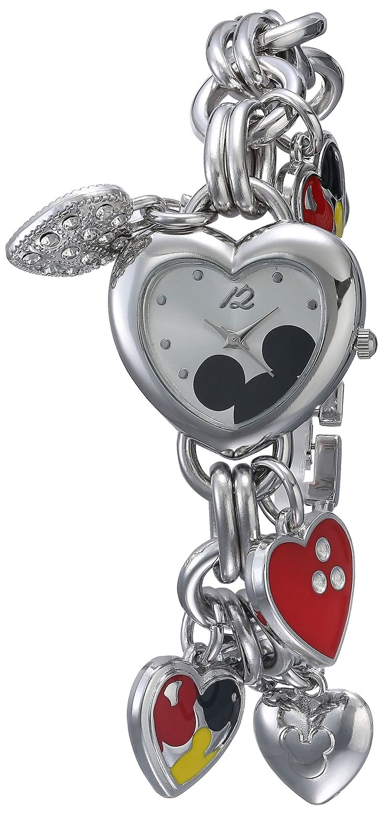 Disney ディズニー ミッキーマウス レディース 腕時計MK2058 チャーム付き ブレスレット ウォッチ 並行輸入品