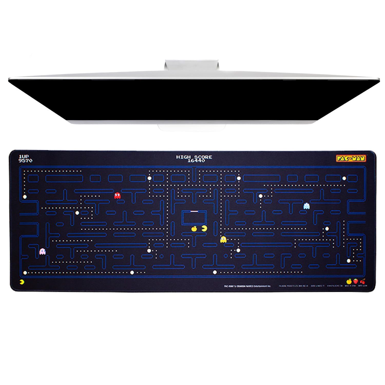 Paladone Pac Man デスクマット クラシックスタイル ゲーマーやオフィスでの使用に最適
