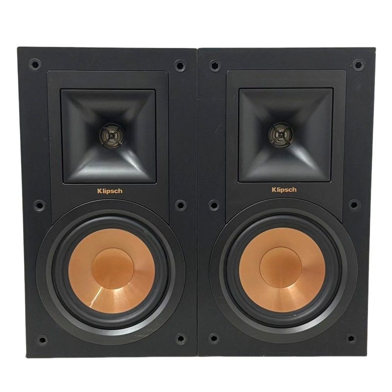 Klipsch クリプシュ ブックシェルフ モニター スピーカー ペアセット R-15M ブラック 動作未 保証有り 品 22510R46