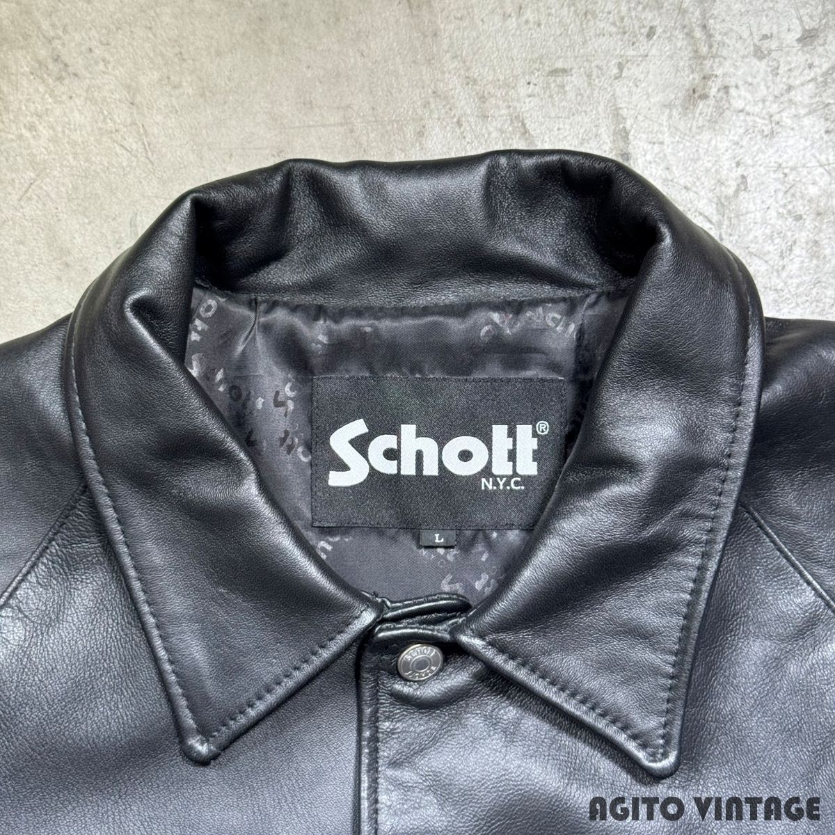 Schott ショット 3121026 SHEEP COACH JACKET シープスキン レザー