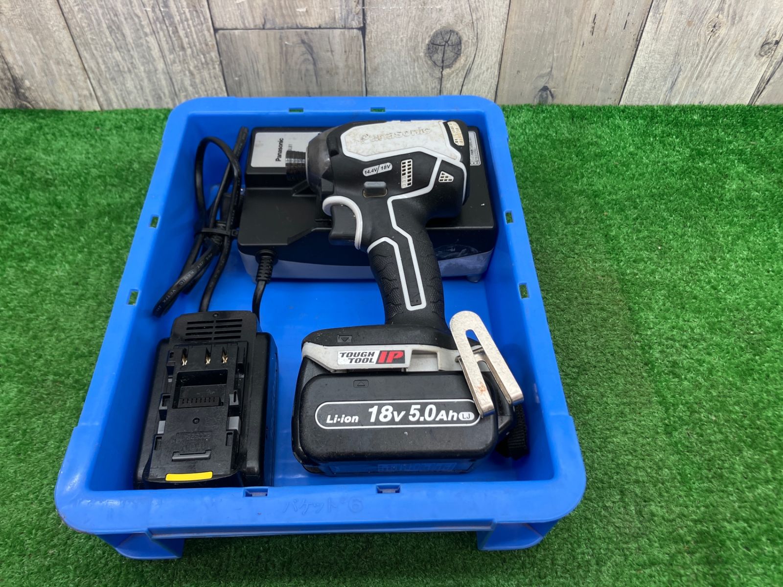 動作品 パナソニックPanasonic 14.4V 18Vコードレスインパクトドライバーセット EZ76A1LJ2G-H アクトツール富山店 A